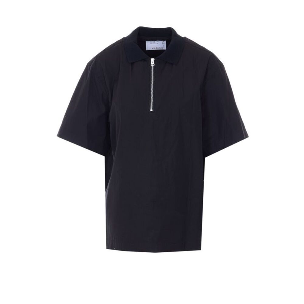 Sacai Men Half Zip Polo